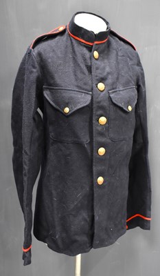 Lot 42 - An Edwardian officers woollen dress jacket,...