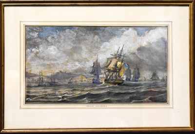 Lot 494 - George Chambers (19th century): Ships with...