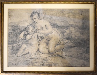Lot 503 - An 18th century Bolognese School pencil &...