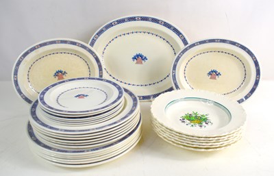 Lot 322 - A group of Wedgwood plates in Boston and...