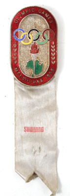 Lot 536 - An Olympic Games Melbourne 1956 Swimming...
