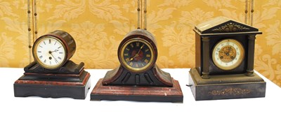 Lot 252 - A group of late 19th/early 20th century slate...