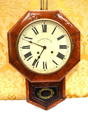 Lot 228 - A 19th century-style American wall clock of...