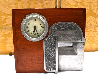 Lot 221 - A 20th century clocking in machine by Warwicks...