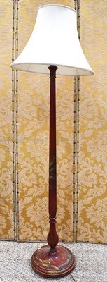 Lot 553 - An early twentieth century Chinoiserie red...