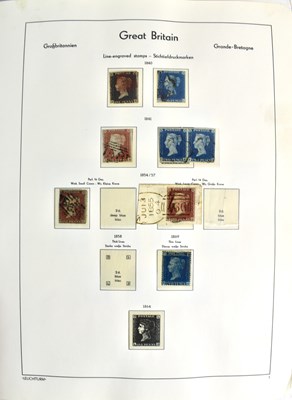 Lot 409 - An album of Victorian and later stamps to...