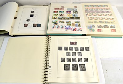 Lot 403 - Three stamp albums containing mint blocks and...