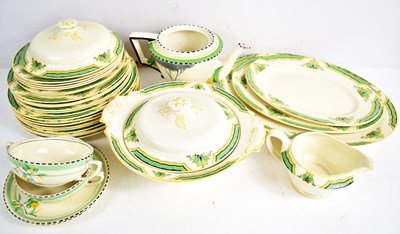 Lot 327 - An Art Deco Woods Ivory Ware part dinner...