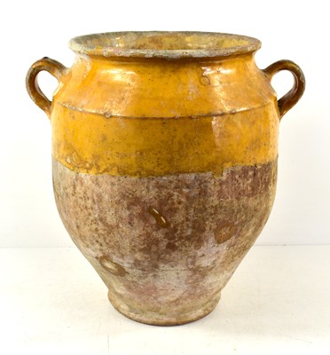 Lot 299 - A terracotta urn, the upper section with...