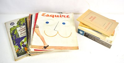 Lot 422 - A group of books and magazines to include War...