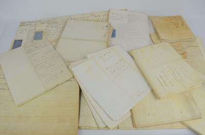 Lot 220 - A group of 17th, 18th and 19th century vellum...