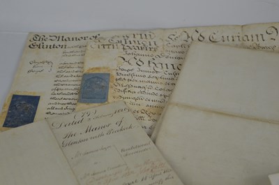 Lot 220 - A group of 17th, 18th and 19th century vellum...