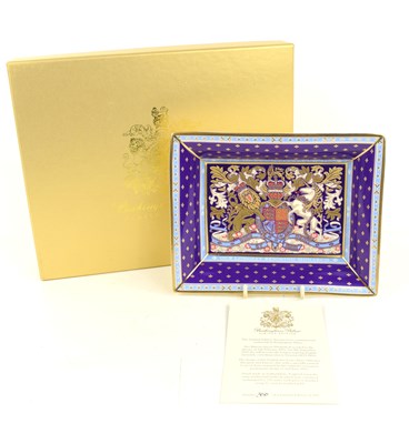 Lot 301 - A limited edition porcelain tray by the Royal...