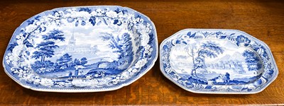 Lot 313 - An early 19th century blue and white...