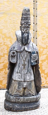 Lot 390 - A late 18th / early 19th century Spanish Santo...
