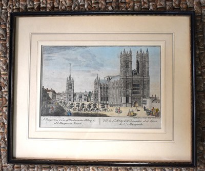 Lot 480 - An 18th century etching of the view of the...