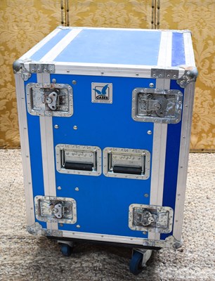 Lot 532 - An Amptown flight case with metal latches,...
