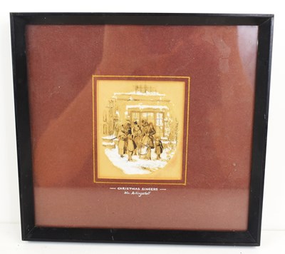 Lot 456 - A 19th century watercolour titled Christmas...