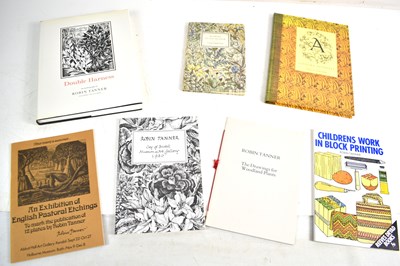 Lot 448 - A group of signed books and Robin Tanner art...