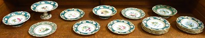Lot 311 - A Victorian part dinner service comprising...