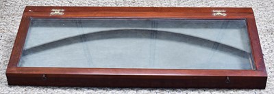 Lot 559 - A mahogany jewellery display cabinet, with...