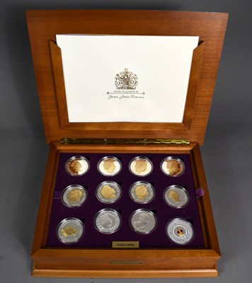 Lot 179 - An Elizabeth II Golden Jubilee 24-coin silver...