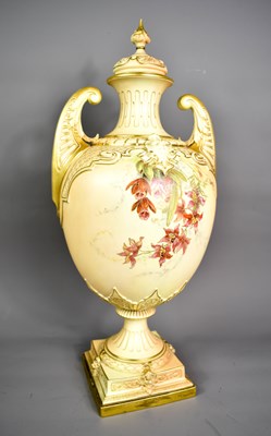 Lot 91 - A late 19th century exhibition Royal Worcester...