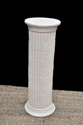 Lot 414 - A 20th century composition Corinthian column,...