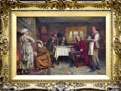 Lot 344 - George Goodwin Kilburne (1839 – 1924): An oil...