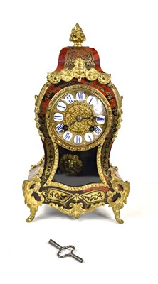Lot 389 - A 19th century French red tortoiseshell and...
