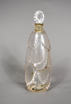 Lot 71 - A 1920s Rene Lalique Palme clear glass scent...