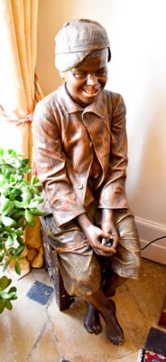 Lot 378 - A 19th century Austrian life size figure of a...