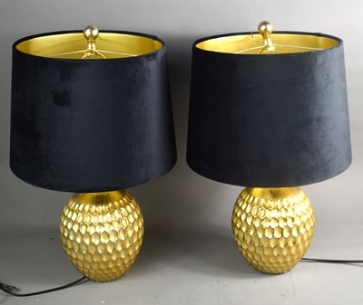 Lot 358 - A pair of Empire style large modern table...