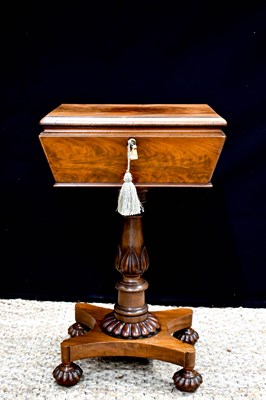 Lot 449 - A 19th century mahogany teapoy by Gillows of...