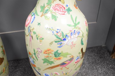 Lot 105 - A pair of large 19th century Chinese Canton...