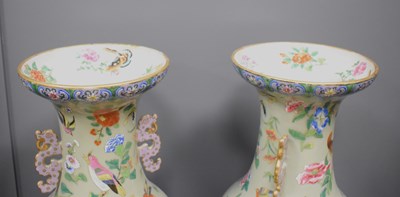 Lot 105 - A pair of large 19th century Chinese Canton...