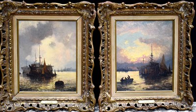 Lot 338 - William Thornley (1858-1898): a pair of oil on...