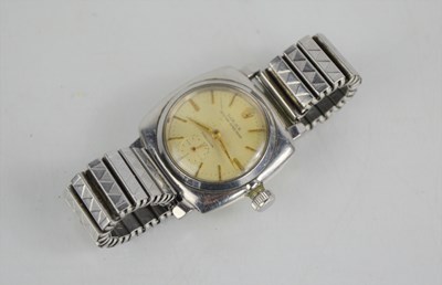 Lot 307 - A gentleman's vintage stainless steel Rolex...