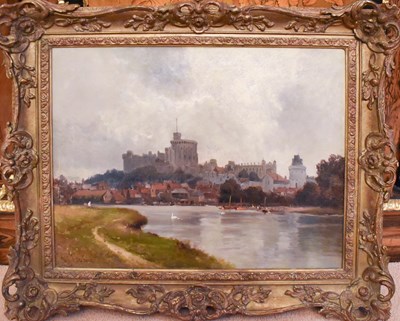 Lot 347 - Alfred DeBreanski Senior (1852–1928) An oil on...