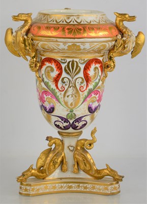 Lot 107 - An early 19th century Royal Crown Derby vase,...