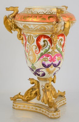 Lot 107 - An early 19th century Royal Crown Derby vase,...