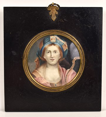 Lot 328 - A late 18th early 19th century portrait...