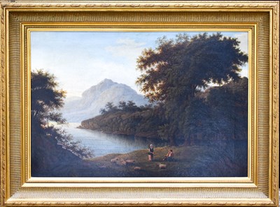 Lot 335 - A 19th century oil on canvas depicting...