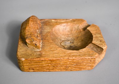Lot 275 - A mid-century Robert 'Mouseman' Thompson ash...