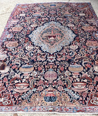 Lot 419 - A 19th century of Turkish design carpet with...