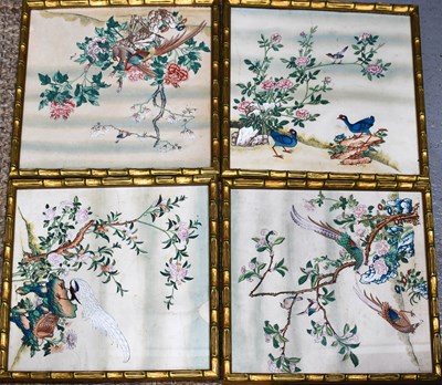 Lot 333 - A set of four 18th/19th century Chinese water...