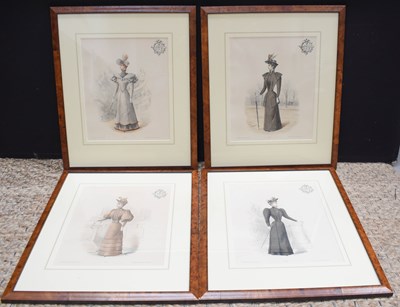 Lot 326 - A group of four 20th century fashion prints of...