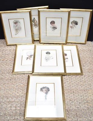 Lot 327 - A group of 20th century head and shoulder...