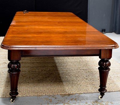 Lot 474 - A 19th century mahogany dining table in the...
