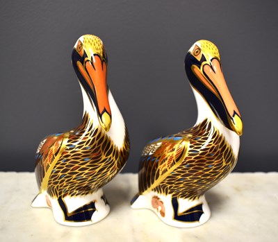 Lot 51 - A pair of Royal Crown Derby paperweights of...